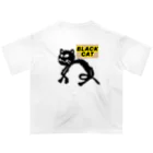 SEVEN-5-Ｇの BLACK  CAT Oversized T-Shirt