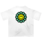 EWOKAITEMITAのお店のSmiling Flower オーバーサイズTシャツ