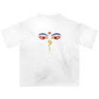 IZANAMI by Akane YabushitaのWisdom Eyes（ブッダの瞳） Oversized T-Shirt