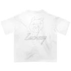 ZUCHIO BRANDのZUCHIO×Zucheey 猫蹴り君 ホワイトロゴ Oversized T-Shirt