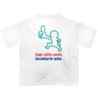 Nice Japanese words? !のCaer siete veces, levantarse ocho オーバーサイズTシャツ