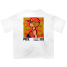 美好よしみのFES 2023 バックプリント+ロゴ オーバーサイズTシャツ