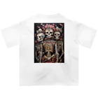 Skull sectionのガイコツのデザイン オーバーサイズTシャツ