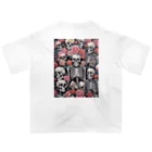 Skull sectionの薔薇とドクロ Oversized T-Shirt