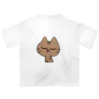 えじ。の表情が豊かなネコちゃん オーバーサイズTシャツ