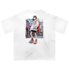 sports_musumeのバスケ女子 | 休日の街ぶら オーバーサイズTシャツ