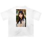 BeautifulLadyCollectionTokyoのAI下着美女(白) オーバーサイズTシャツ