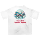 大江戸花火祭りのCelestial Ryujin Realm～天上の龍神領域2 オーバーサイズTシャツ