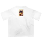 AQUAMETAVERSEの花束を猫に　Hime  253 Oversized T-Shirt