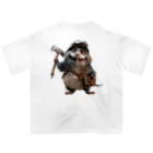 AQUAMETAVERSEのもぐらくん探検隊（班長） BeeBee 1786 Oversized T-Shirt