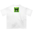 norimitu-の恐怖の緑髑髏グッズ Oversized T-Shirt