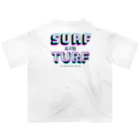 THREE;RIDE_Surf/Skate/SnowのTHREE RIDE ：SURF AND TURF Oversized T-Shirt