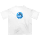 aqua_bioの太陰大極イルカの宝石 Oversized T-Shirt