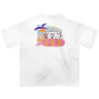 ぽんぽこ亭の絵を描くかべいぬ　summer vacation！ オーバーサイズTシャツ