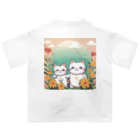 癒しの部屋🐾໒꒱のCutie cat❤︎ オーバーサイズTシャツ