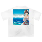 かるるんショップの夏と南国と休日と Oversized T-Shirt