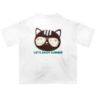 AoBa create【あおくり】のエンジョイキャット オーバーサイズTシャツ