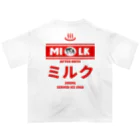 Stylo Tee Shopの（両面）温泉牛乳のミルク♨ Oversized T-Shirt