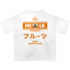 Stylo Tee Shopの（両面）温泉牛乳のフルーツ牛乳♨ オーバーサイズTシャツ