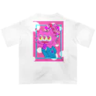 a-i-aのホワイトデーなねこくん オーバーサイズTシャツ