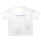 Keiko_Naoko-Art-Japanの海王 ポセイドン（ロゴ入り）その気持ち ありがたい Oversized T-Shirt