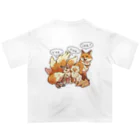 ココハス工房のにゃんにゃんこやん(妖怪ver) オーバーサイズTシャツ