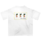 akami plantsの背面プリント がじゅまるくん Oversized T-Shirt