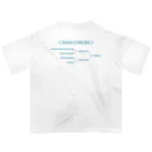じゅんまい商店のAIYAMANIA　〜好きな酒米は愛山です♡〜 Ver. 2.0【Blue】 Oversized T-Shirt