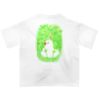 Lily bird（リリーバード）の豆苗まみれのセキセイちゃん Oversized T-Shirt