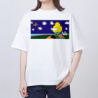 Blupiggの夢の翼 オーバーサイズTシャツ