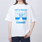  Millefy's shopのLET'S ENJOY SUMMER Oversized T-Shirt