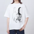 猫竹（nekotake)の仲良し2匹の散歩.nekotake Oversized T-Shirt