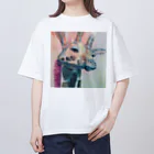 フジイハルカのユウヤケキリン Oversized T-Shirt