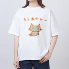 さくらもち市長のSUZURI商店の猫ちゃんさん もうあかんー オーバーサイズTシャツ