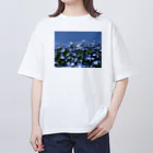 mofufu picturesのNemophila Oversized T-Shirt