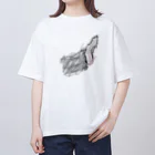 9Beの素朴な足 Oversized T-Shirt