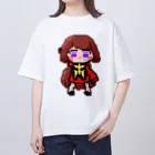 あびーしょっぷのドット絵アビー(赤) オーバーサイズTシャツ