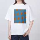 ぴぃの間違い探しわんこっ オーバーサイズTシャツ