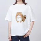 マリマルのもふもふわんこ Oversized T-Shirt