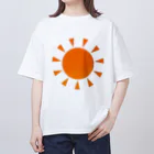 ひまわり店のおひさまTシャツ オーバーサイズTシャツ