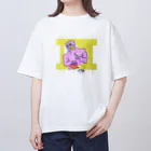 すとらとろんの半端忍ダンプTea オーバーサイズTシャツ