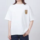 ざぱきちのお店のバニラアイス推しのくまさん Oversized T-Shirt