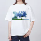 天乃鯱のアガパンサス Oversized T-Shirt