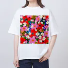 ☆MONAden☆の☆好きな花☆ オーバーサイズTシャツ