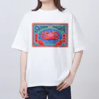 海鮮ちあきの我楚蟹　2P-COLOR オーバーサイズTシャツ