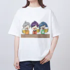 漬けマグロのゲロ飲み Oversized T-Shirt