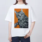 縁-yukari-のチャチャ オーバーサイズTシャツ