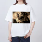 kurodoteのあまえんぼうの猫のチー Oversized T-Shirt