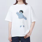 天使の輪の天使界隈 オーバーサイズTシャツ