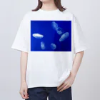 mi-mi（写真家、クラゲ、ノスタルジック）のゆらめきクラゲ オーバーサイズTシャツ